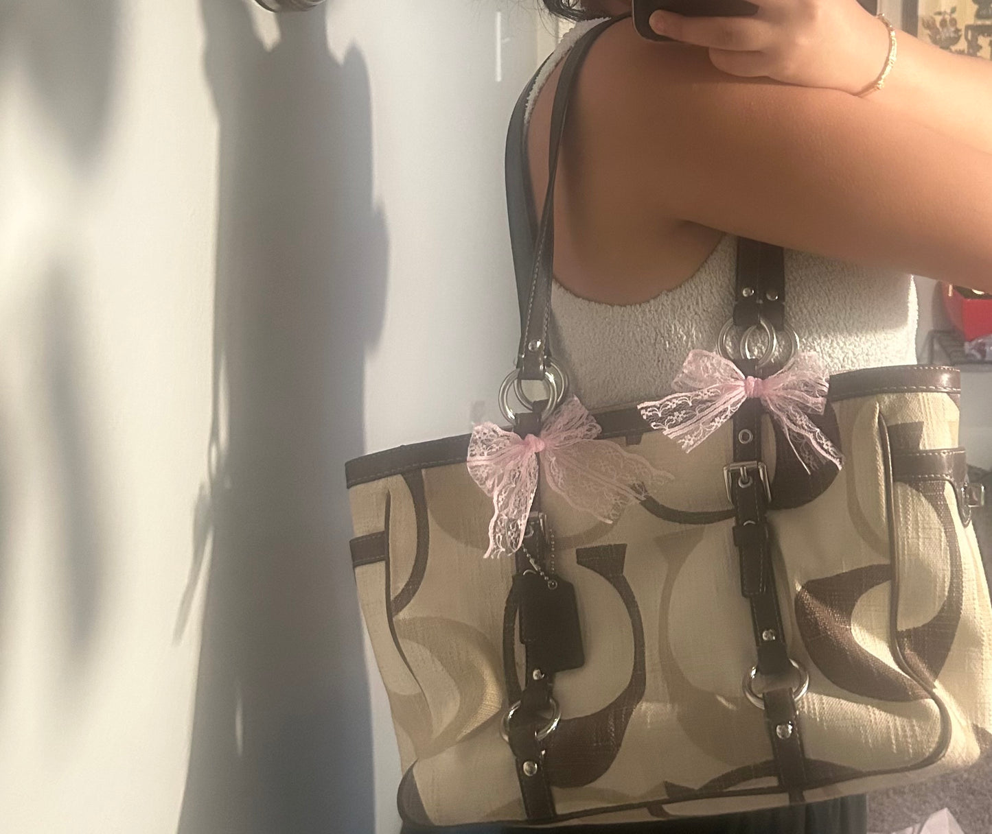 Coach Signature Tonal Tote Bag