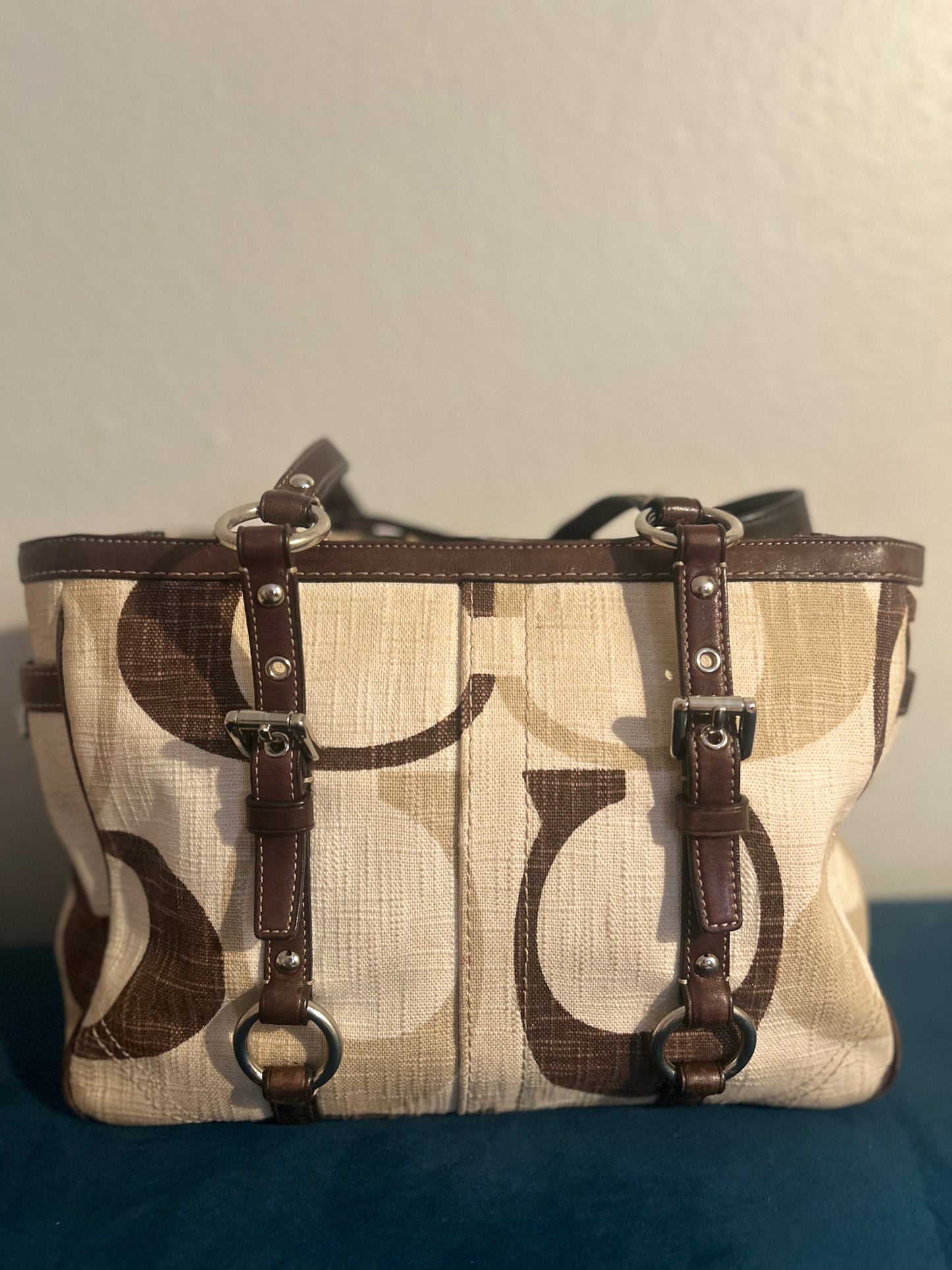 Coach Signature Tonal Tote Bag