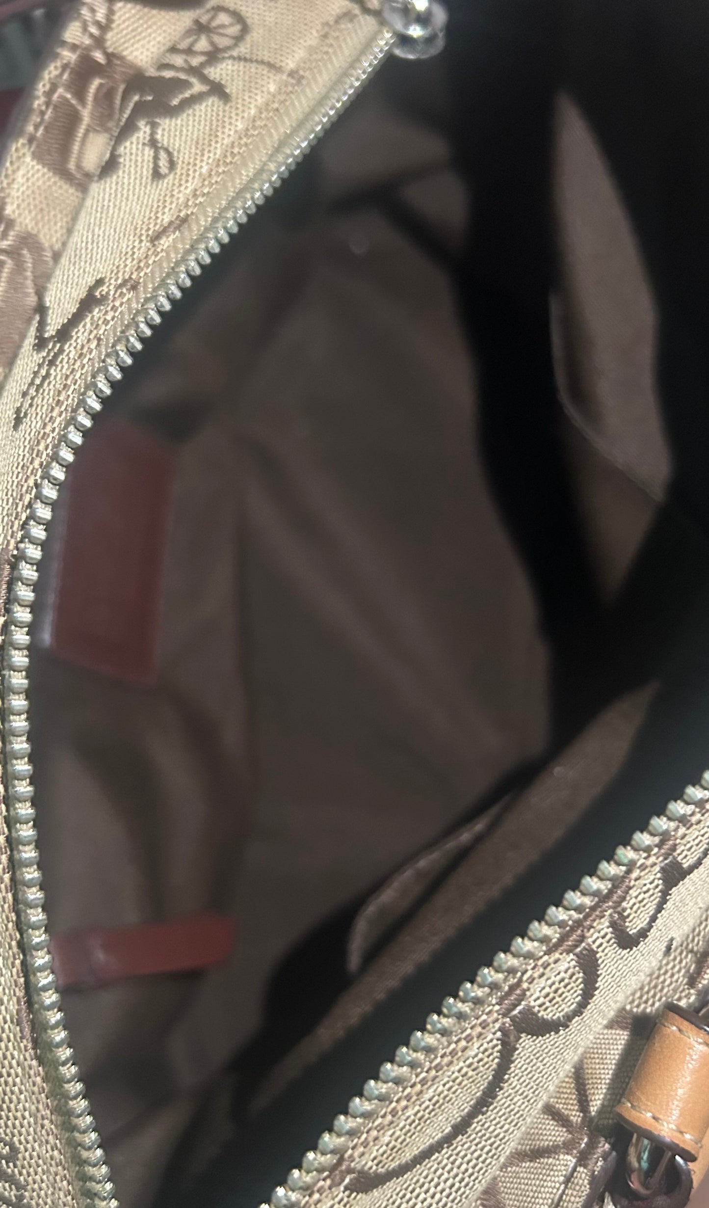 Coach Horse & Carriage Tote