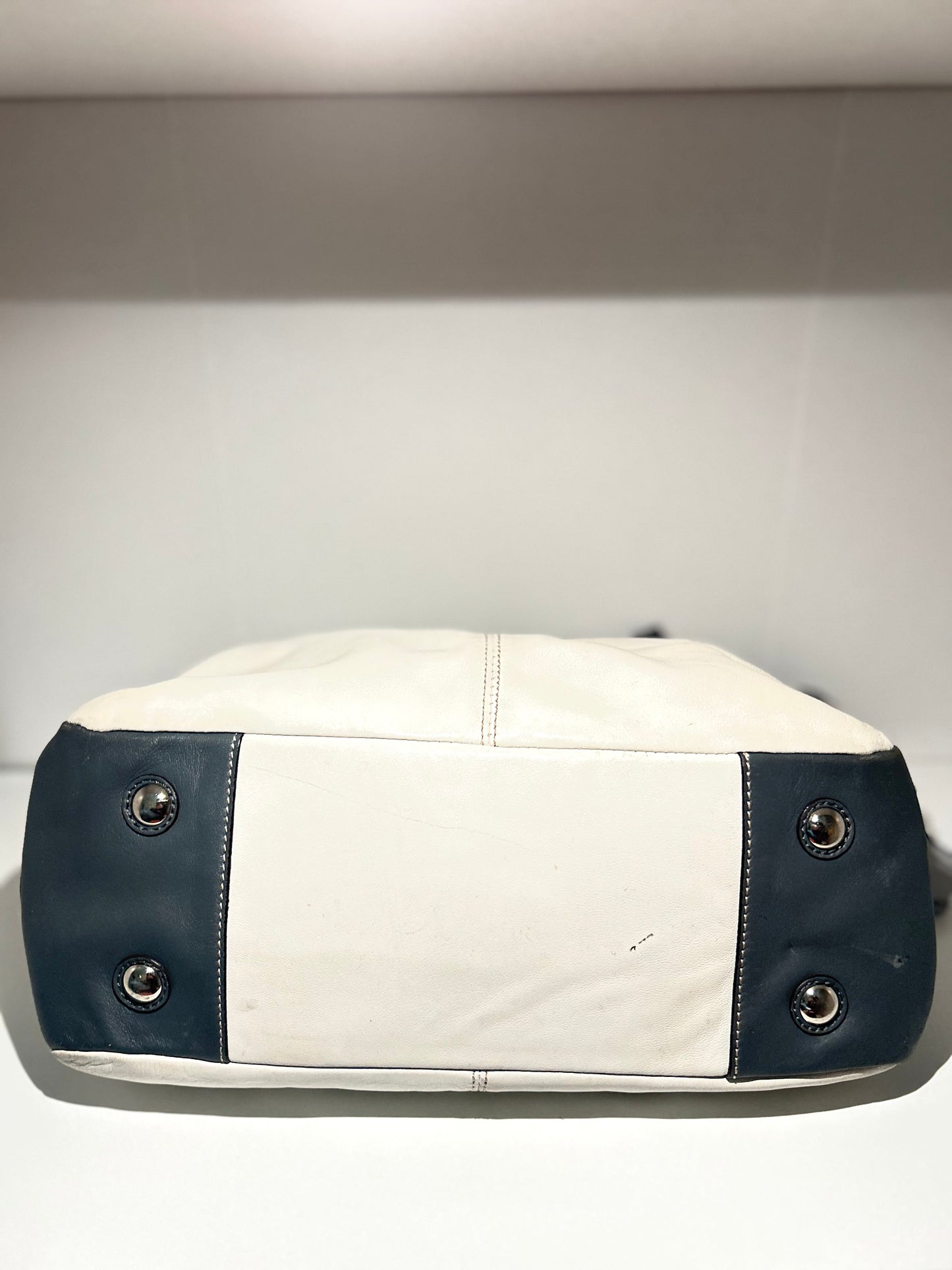 Coach White Tote
