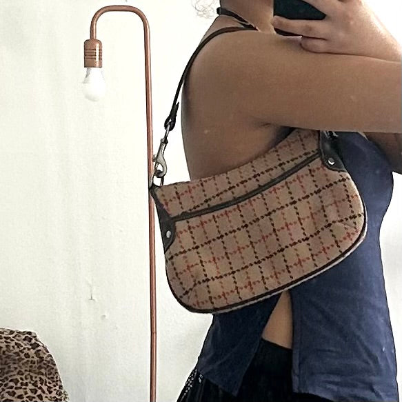 Coach Tattersall Shoulder Purse