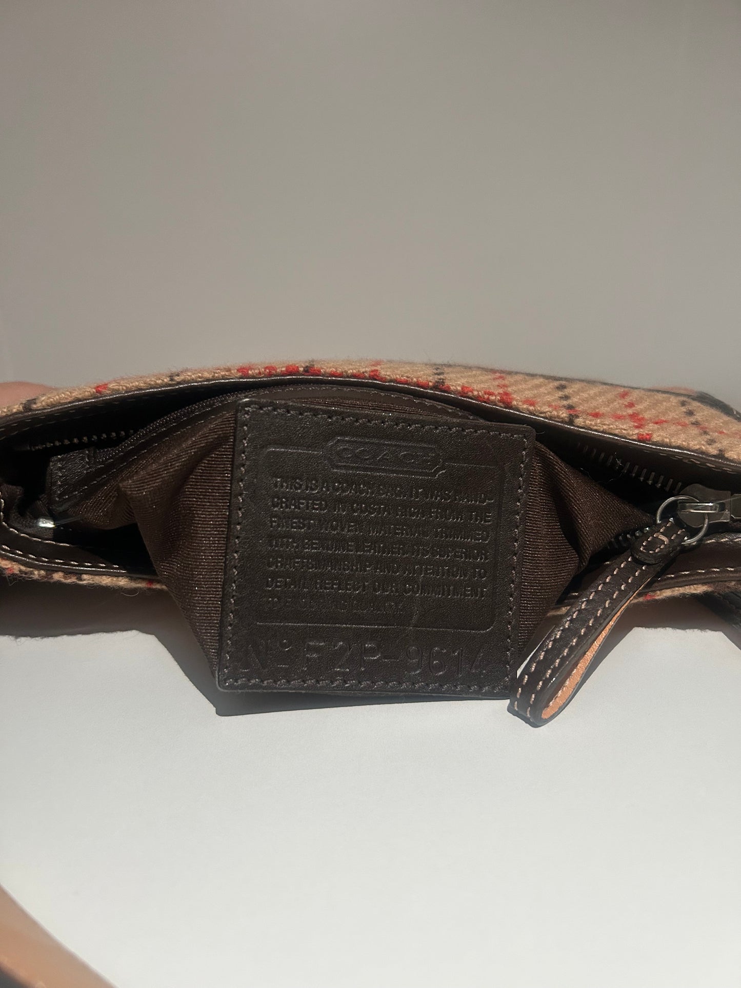 Coach Tattersall Shoulder Purse