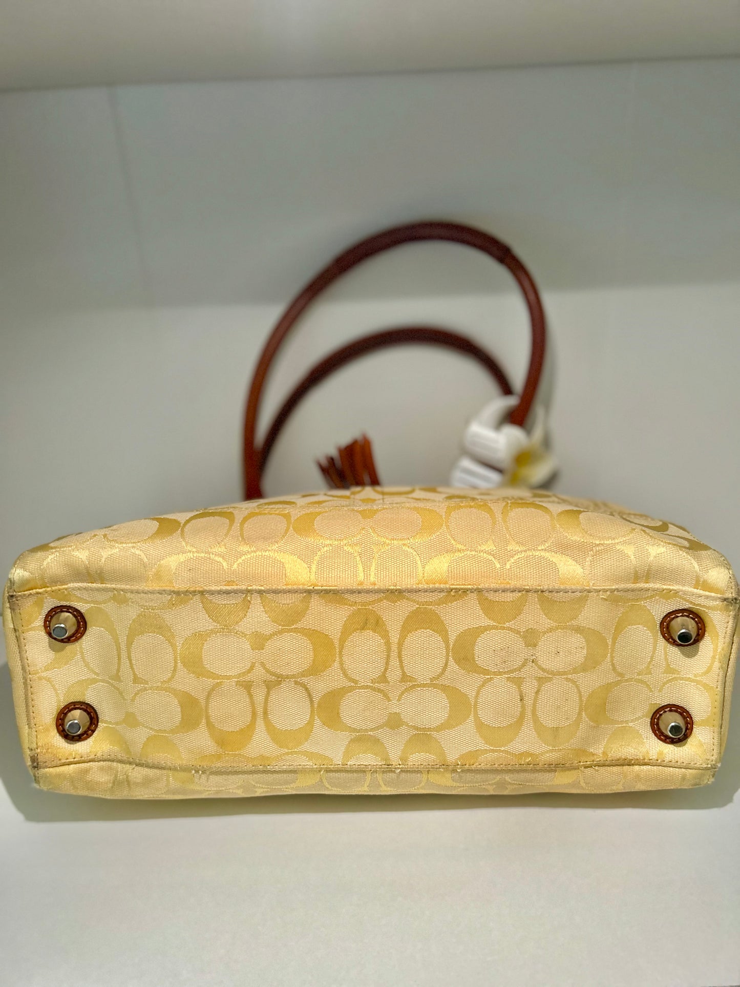 Coach Hampton Signature Satchel
