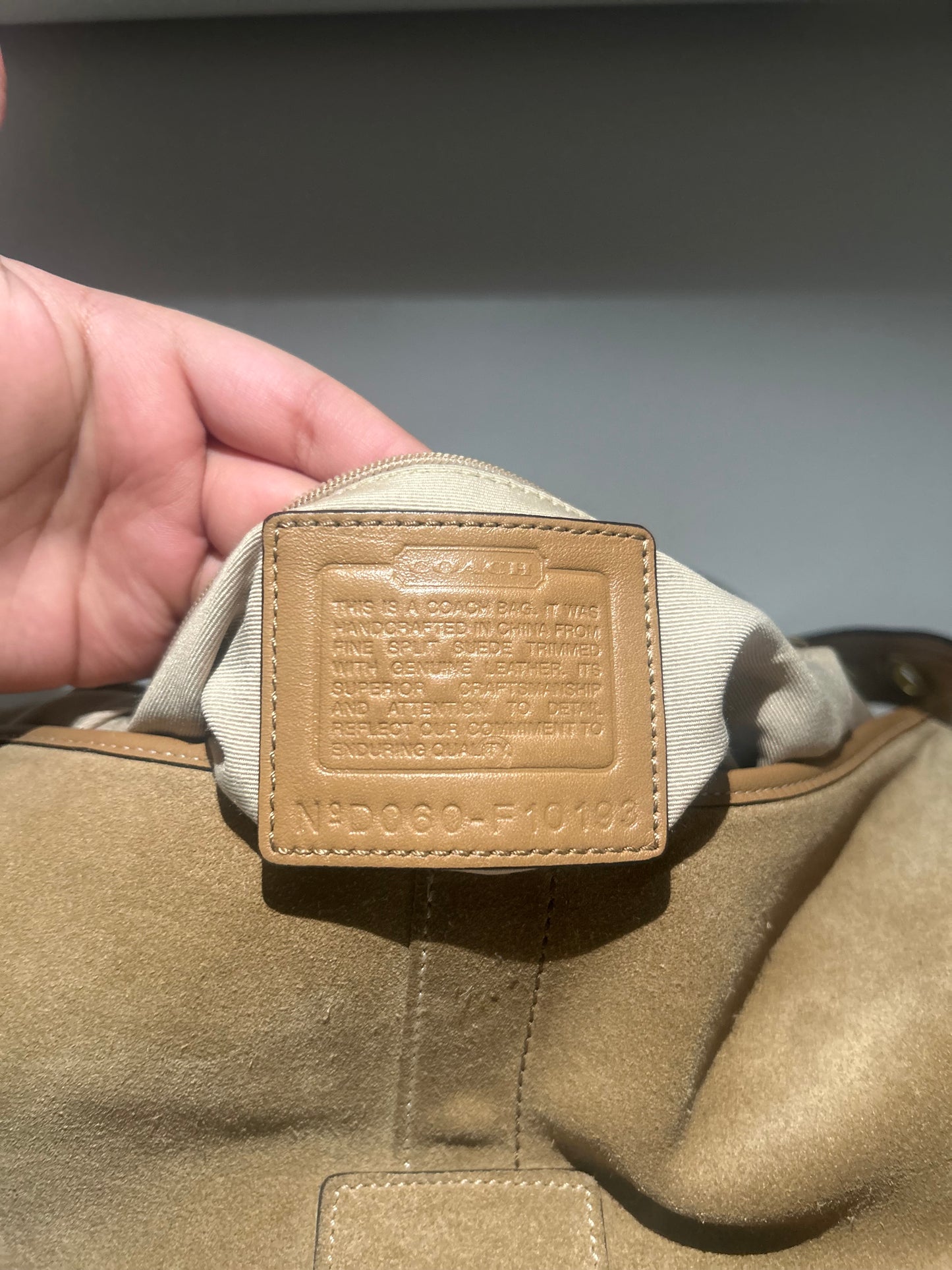Suede Coach SoHo
