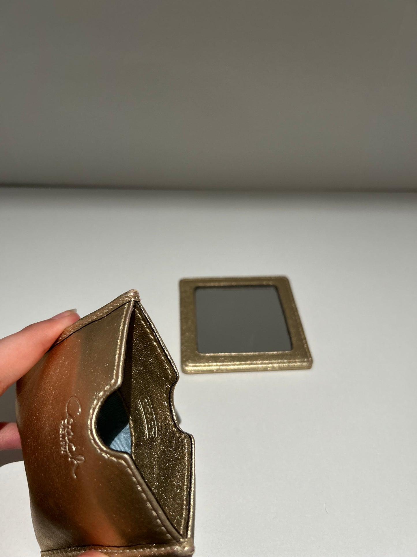 Gold Coach Pocket Mirror