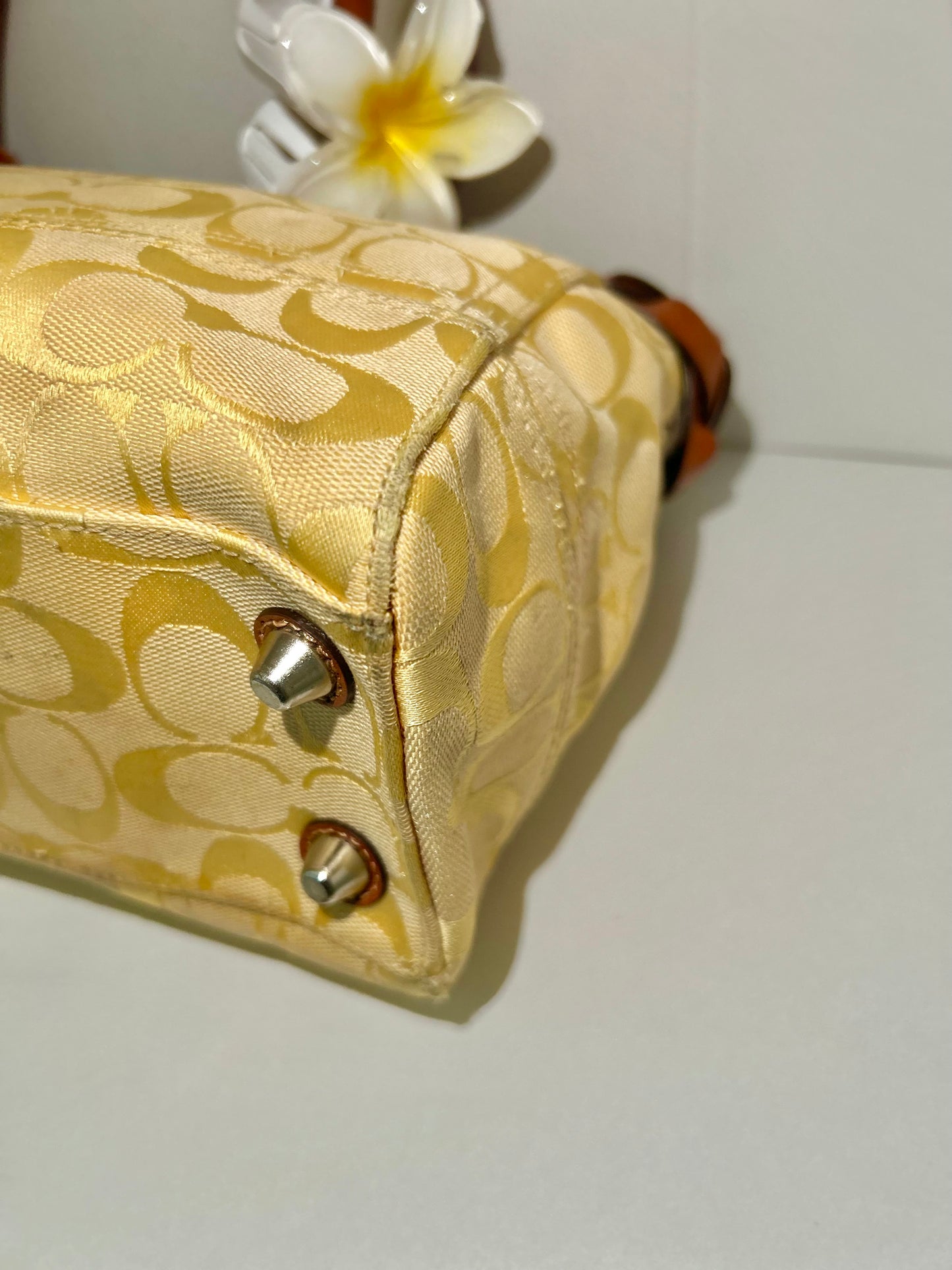 Coach Hampton Signature Satchel