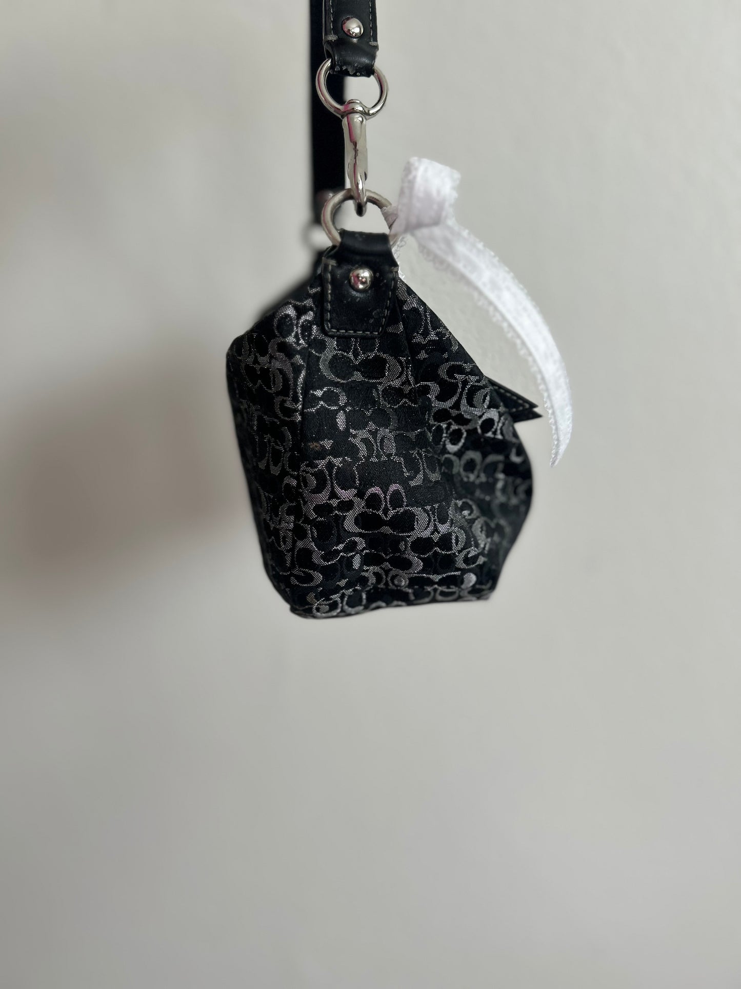 Coach Signature Lurex small purse