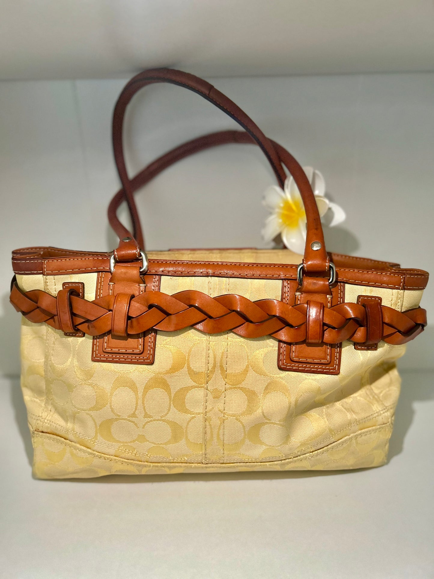 Coach Hampton Signature Satchel