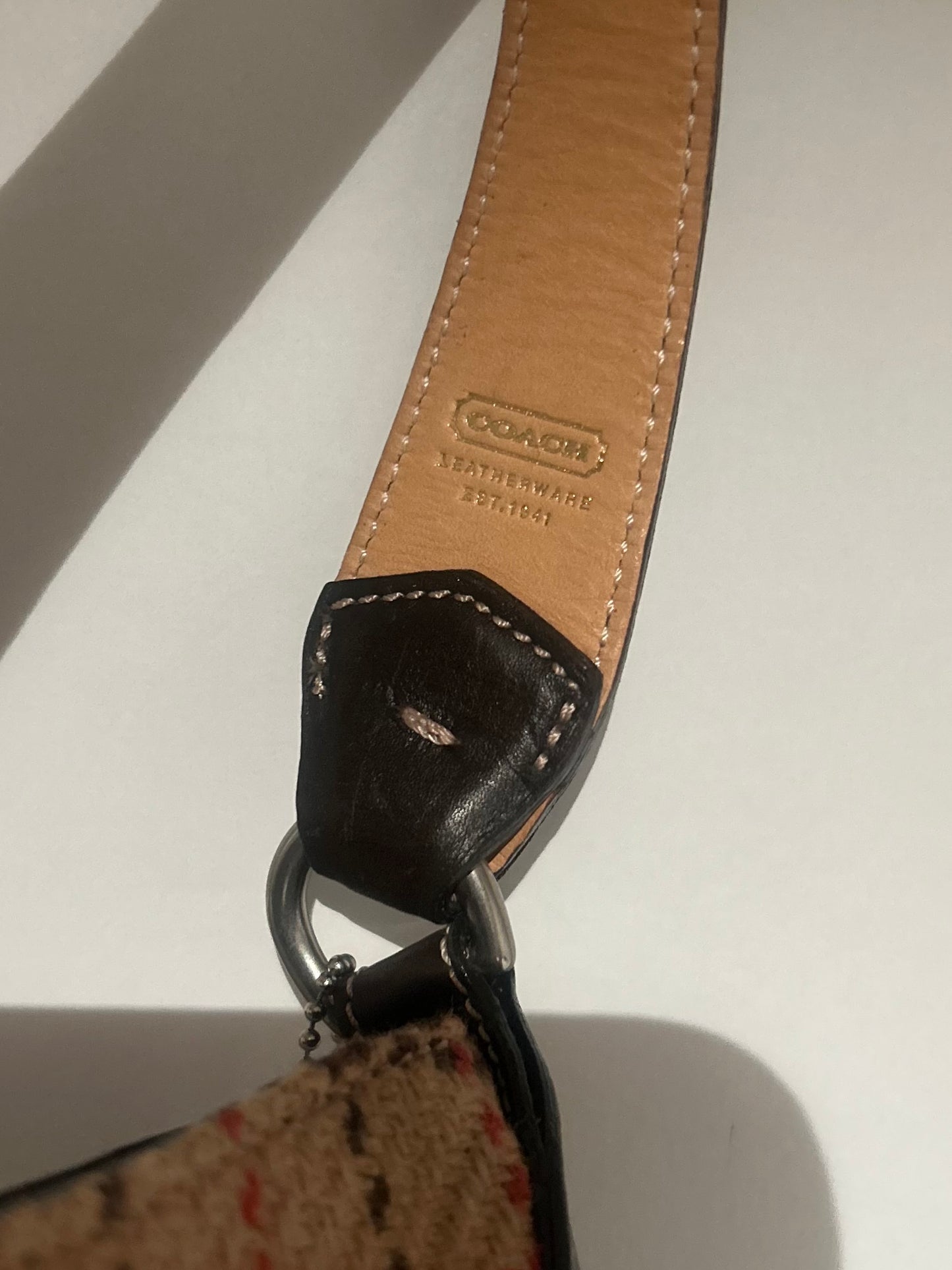 Coach Tattersall Shoulder Purse