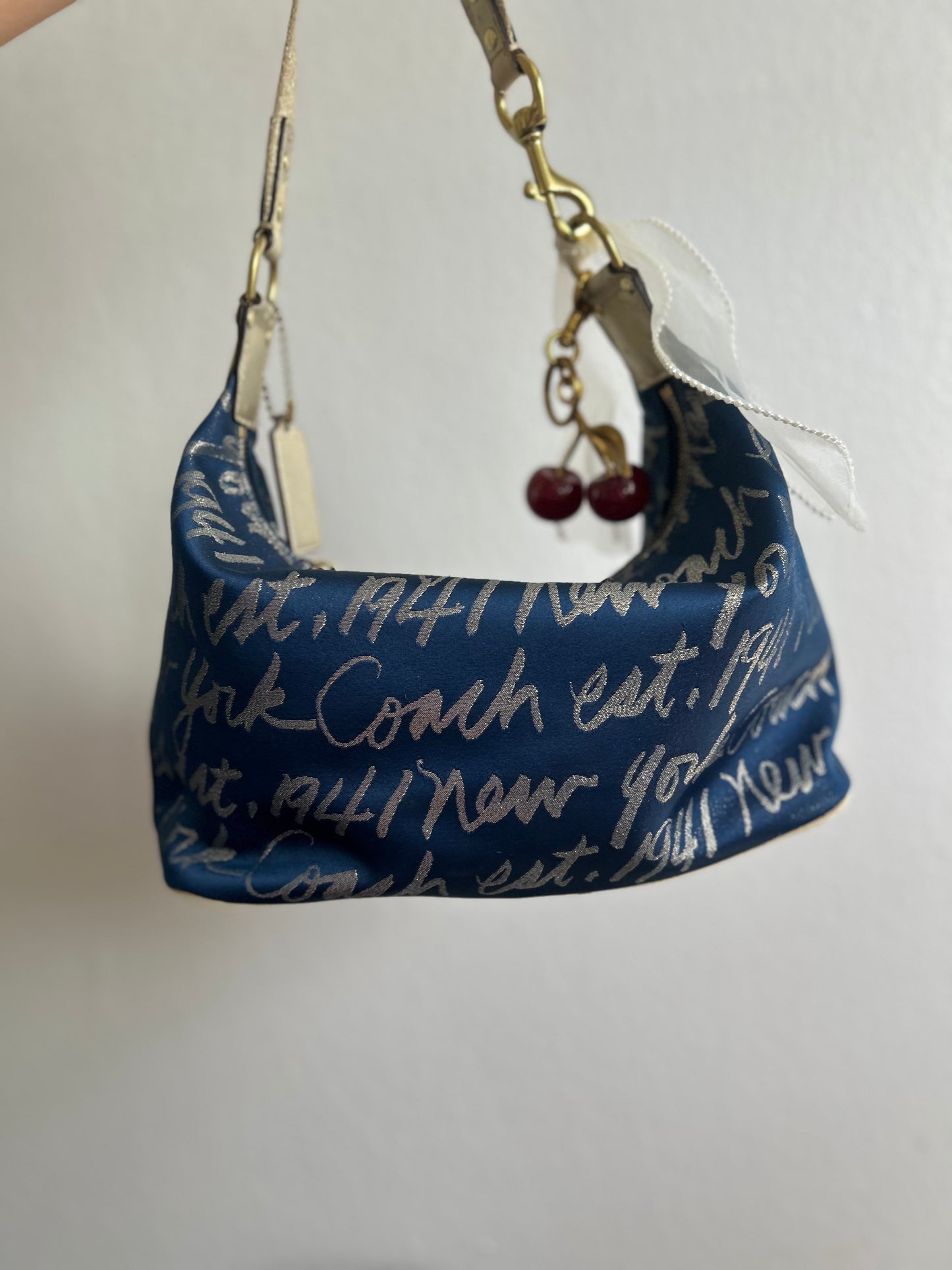 Coach Poppy Signature Lurex Script