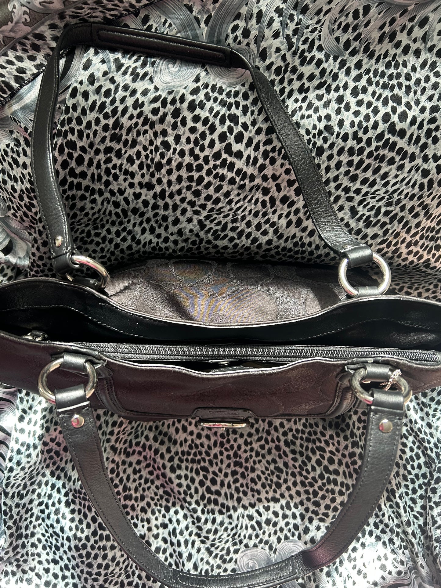Coach Campbelle Belle Lurex tote