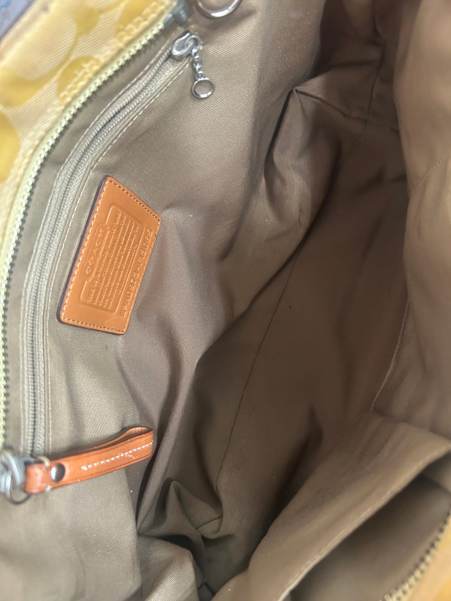 Coach Hampton Signature Satchel
