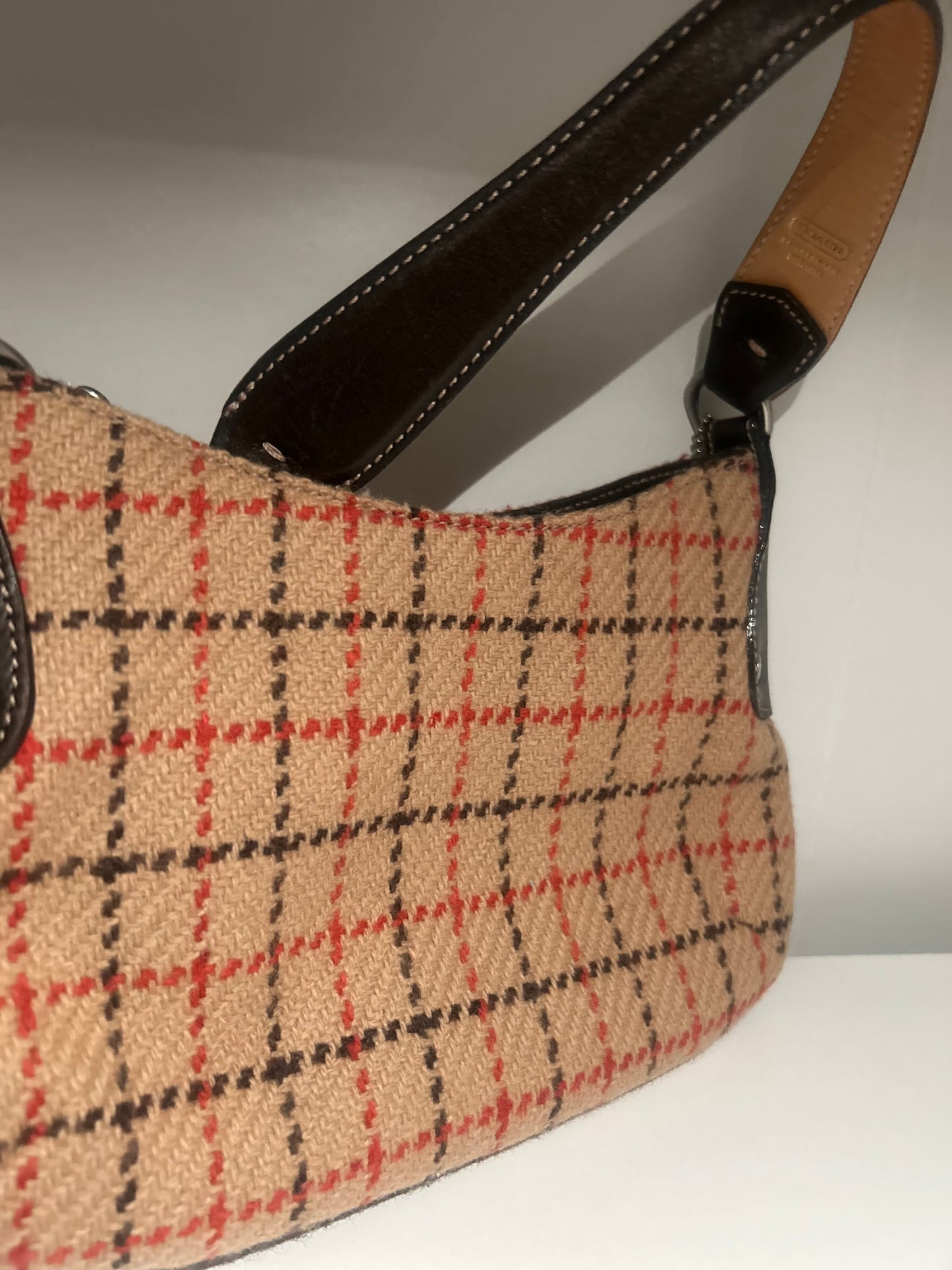 Coach Tattersall Shoulder Purse