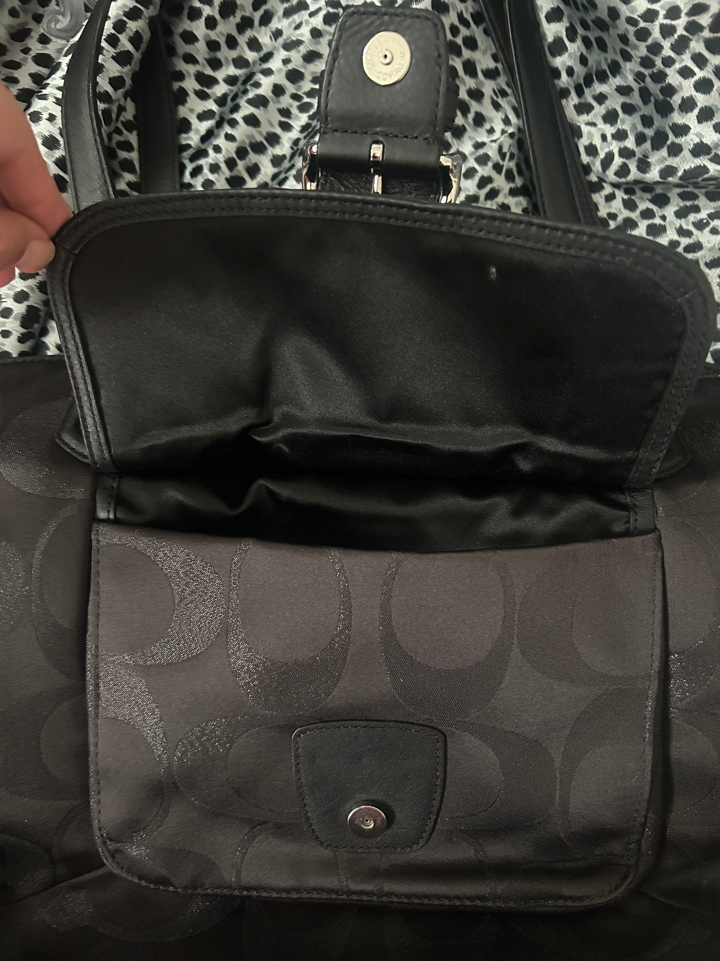 Coach Campbelle Belle Lurex tote