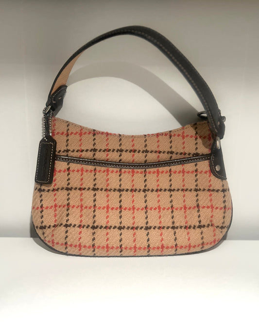 Coach Tattersall Shoulder Purse