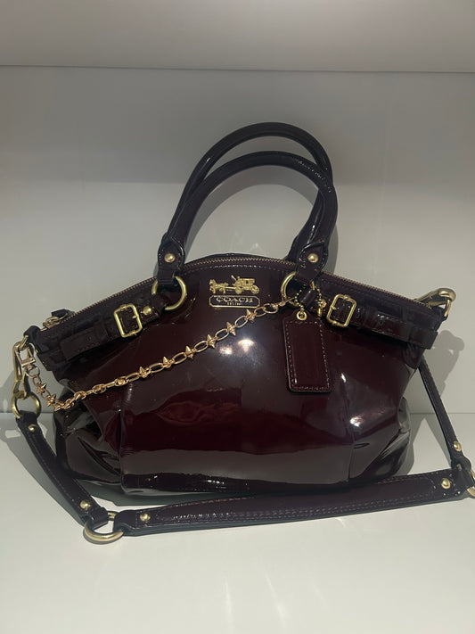 Patent Leather Coach Hand/Shoulder Bag