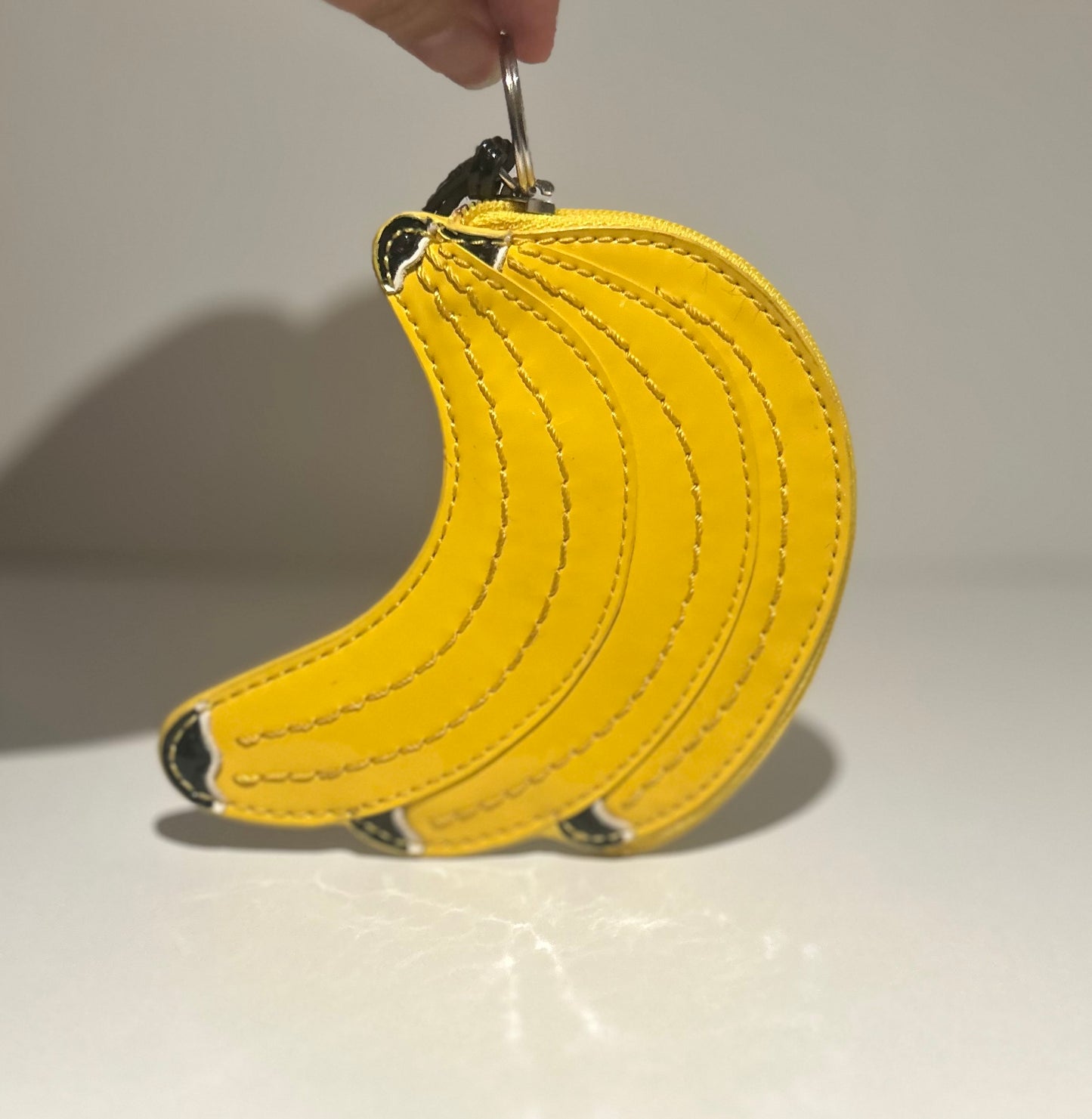 Coach Banana Zipper Keychain