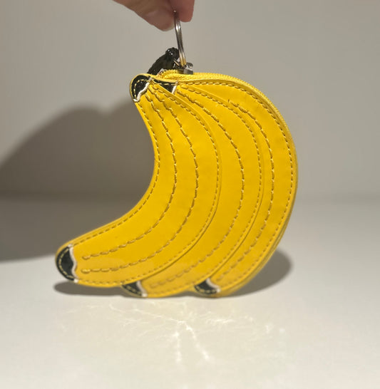 Coach Banana Zipper Keychain