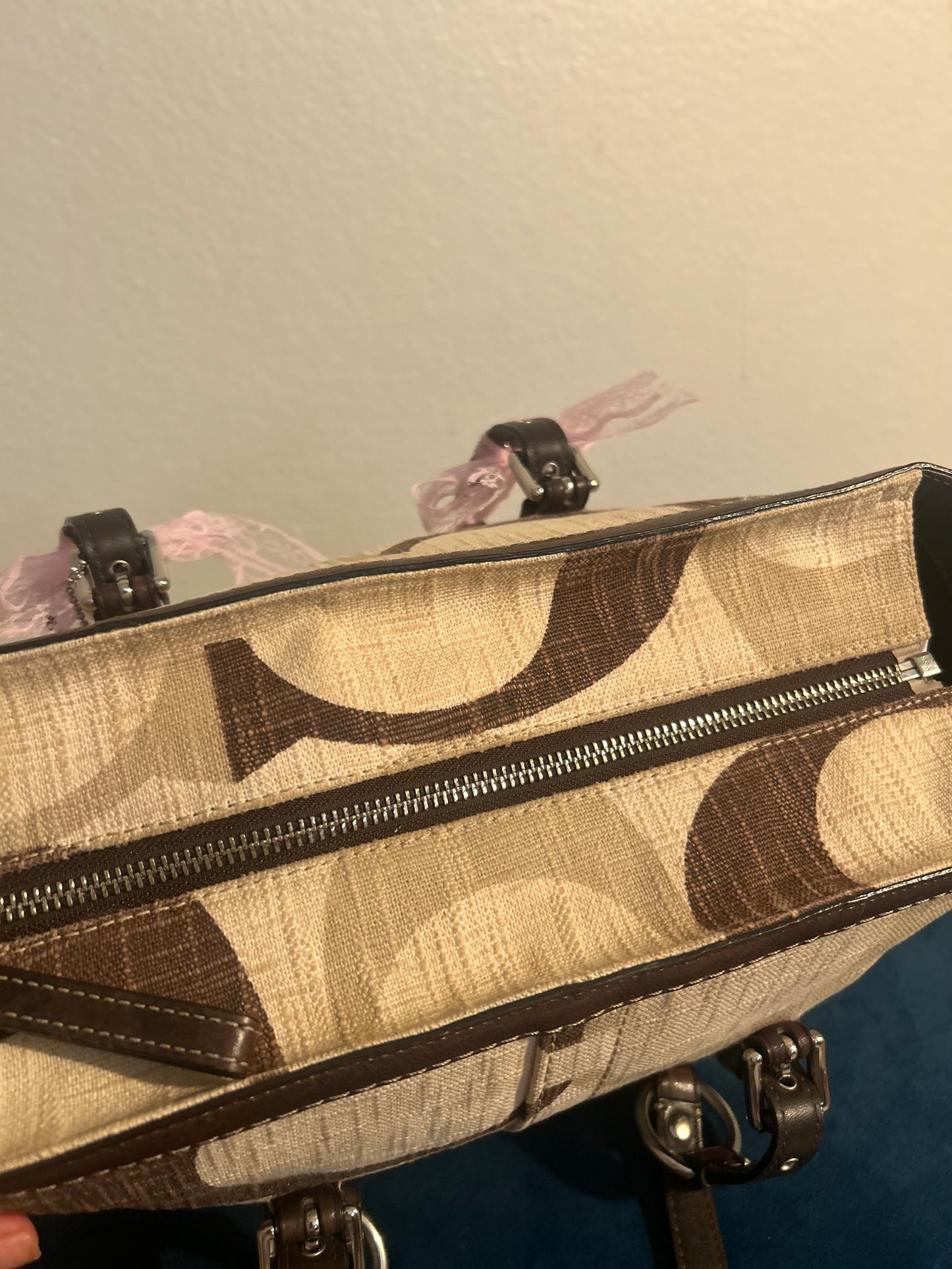 Coach Signature Tonal Tote Bag