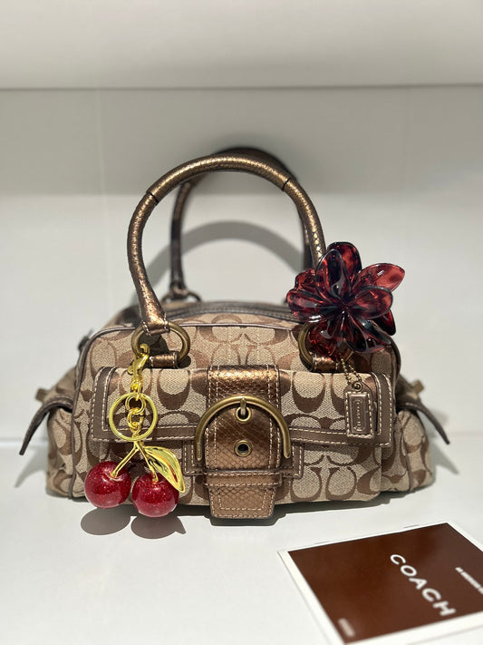 RARE Small Snake Coach Satchel