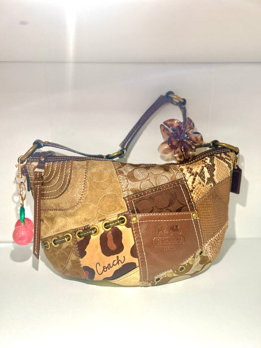 VERY RARE Patchwork Coach Bag