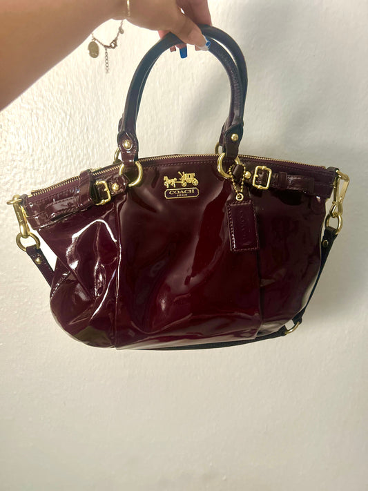 Patent Leather Coach Hand/Shoulder Bag